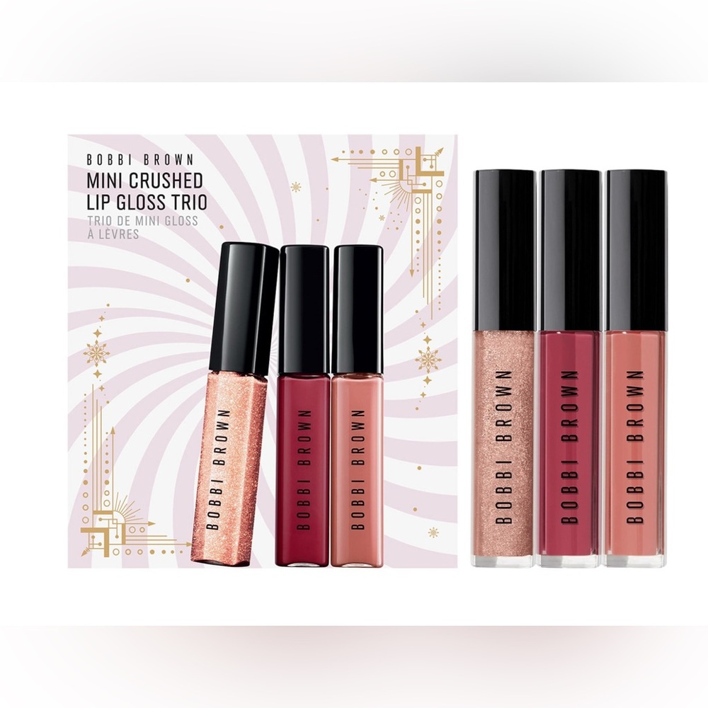 NIB! Bobbi Brown Mini Crushed Lip Gloss Trio
